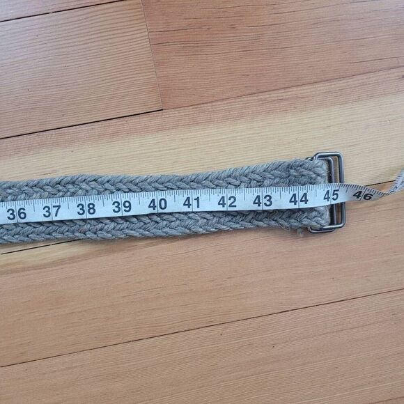 100% jute woven chunky belt gorpcore utilitarian‎ outdoors boho - Picture 2 of 7